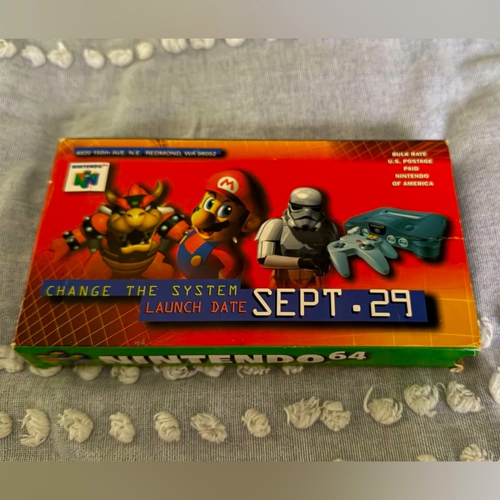 RARE AF Nintendo 64 “Change the System” VHS Video Tape 1996 WITH Original Box
